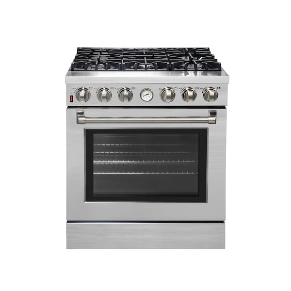 Forno Mazzanta 30In. Gas Range, 5 Burners FFSGS624230S Zoro
